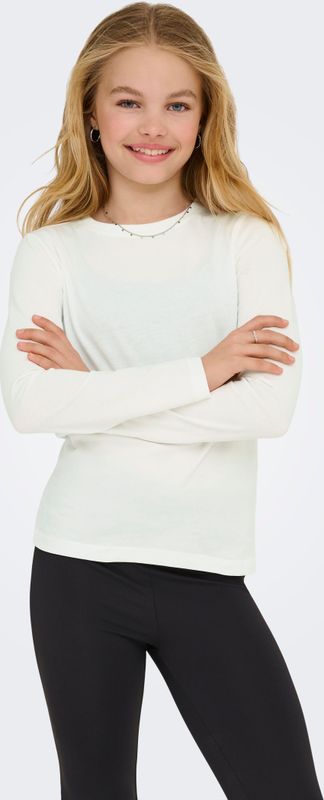 T-shirt - O-hals - Lange Mouwen - Katoen - Regular Fit