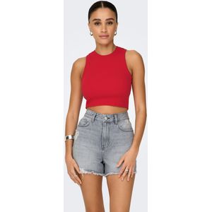 Tank Top - O-Hals - Mouwloos - Cropped - Slim Fit