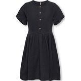 Kogdani-thyra - Jurk - Mini-lengte - O-hals - Lange Mouwen - Knoopsluiting