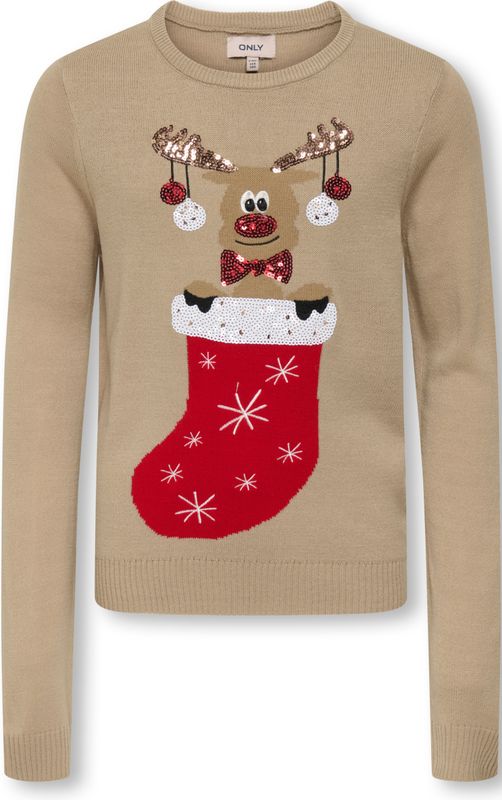 Kogxmas - Gebreide Pullover - Junior - O-hals - Lange Mouwen
