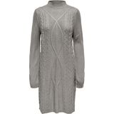 Jdymandy - Midi-jurk - Gebreide Jurk - Hoge Hals - Lange Mouwen - Regular Fit