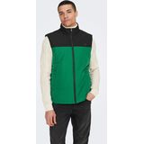 Onsmelvin - Gequilt Gilet - Hoge Hals - Lange Mouwen - Ritssluiting - Polyester Voering