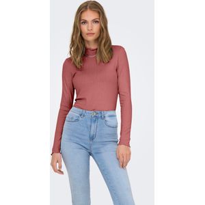 JDY - Jdyfransiska - Top - Zwart - Slim Fit - Lange Mouwen