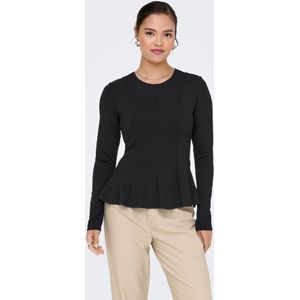 Onlkenya - Top - Plus - Lange Mouwen - O-hals - Regular Fit - Polyester
