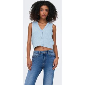 ONLY - ONLALVILDA SL WAISTCOAT CC KNT - Dames - Gebreide Trui