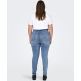 ONLY CARMAKOMA - Skinny Fit Jeans - Blauw - Katoen/Polyester