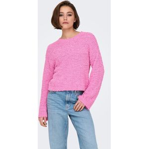 Pullover - Gebreid - O-hals - Lange Mouwen - Regular Fit