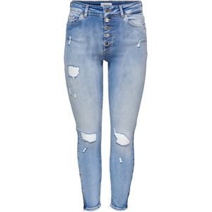 Onlbobby - Mid Waist Skinny Fit Jeans - Skinny Fit - Versleten Zoom