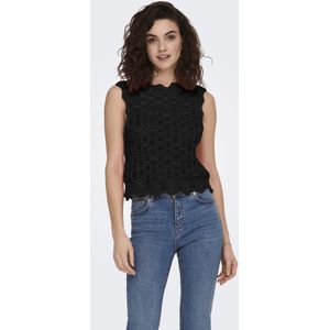 Only - Luna Life - Tricottop - Effen - Katoenmix