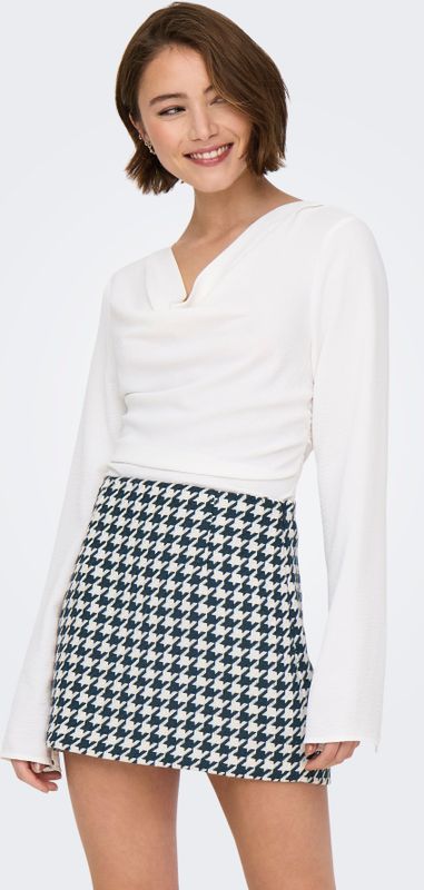 ONLY - ONLMETTE - Shirt - Wit - Lange Mouw