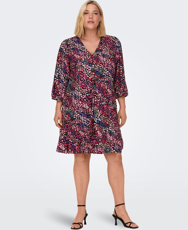 ONLY - CARMAKOMA CARDEFINA LIFE - Jurk - AOP - Dames