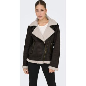 Onlnewdiana - Pilotenjack - Omkeerbaar - Lange Mouwen - Kort - Asymmetrische Ritssluiting