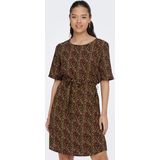 Jdyamanda - Korte Jurk - Geweven - O-hals - Korte Mouwen - Regular Fit