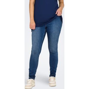 ONLY CARMAKOMA - Skinny Fit Jeans - Blauw - High Waist - Gulp met Rits