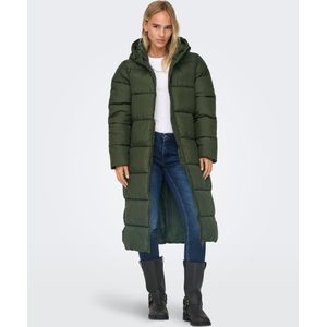 Onlmontana - Puffer Jas - Winddicht - Met Capuchon - Lang