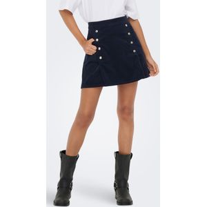 Onlnessa - Korte Rok - Corduroy - Geplooid Detail - High Waist