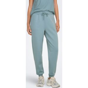 Sportbroek - Zwart - Sweatstof - High Waist - Regular Fit