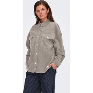 Only - ONLTIGGY L/S CORD SHACKET PNT - Blouse - Pumice Stone