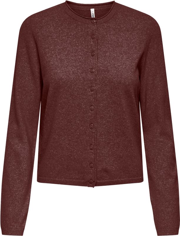 Onlloyal - Vest - O-hals - Lange Mouwen - Knoopsluiting - Knit Fit