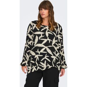 ONLY CARMAKOMA - Top - O-hals - Lange Mouwen - Regular Fit