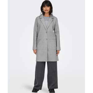 JDY - Tussenjas - Geel - Gespreide Kraag