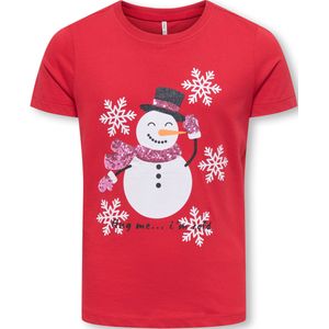Kogxmas - T-shirts - Katoen - O-hals - Korte Mouwen - Relaxed Fit - Kerstmis