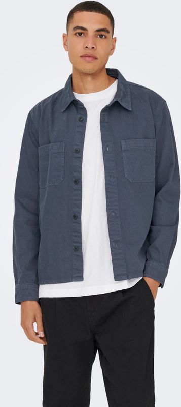 Onstimes - Overshirt - Regular Fit - Lange Mouwen - Knoopsluiting