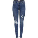 Skinny Jeans - Blauw - Katoen - Inclusief Riem