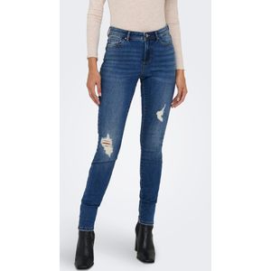 Skinny Jeans - Blauw - Katoen - Inclusief Riem