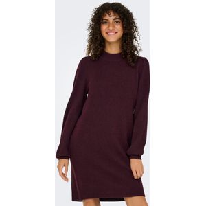 JDY - JDYRUE LIFE HIGH NECK DRESS KNT NOOS - Gebreide Jurk - Mini - Hoge Hals - Lange Mouwen
