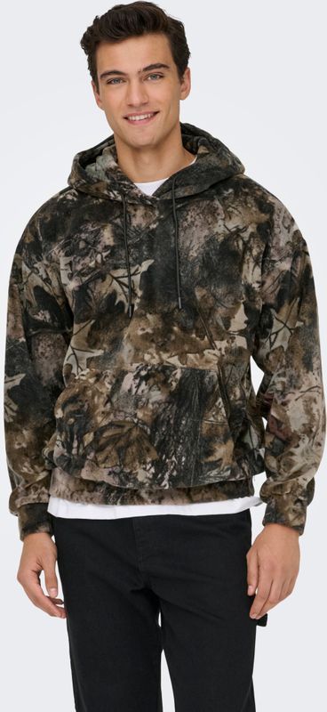 Onsbilly - Hoodie - Oversized Fit - Lange Mouwen - Kangoeroezak