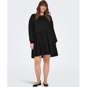 Caruma - Korte Jurk - O-hals - Lange Mouwen - Knielengte - Regular Fit