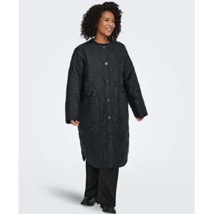 ONLY - CARSANDY LIFE QUILT X-LONG COAT - Gewatteerde Jas - Zwart