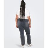 ONLY CARMAKOMA - Flared Fit Jeans - Stretchy Katoen - Blauw