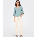 JDY - Geweven Overhemd - Wit - Polyester - Lange Mouwen