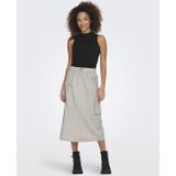 JDY - Midi-rok - Cargozakken - Elastische Tailleband