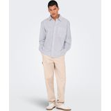 Onswalter - Poplin Overhemd - Katoen - Lange Mouwen - Relaxed Fit