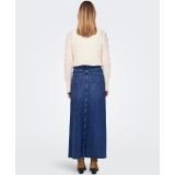 Onlmochi - Denim Rok - Blauw - High Waist - Maxi Lengte