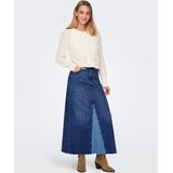 Onlmochi - Denim Rok - Blauw - High Waist - Maxi Lengte