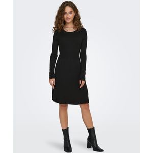 Only - NATASCHA - Gebreide Jurk - Effen - Viscosemix - Mini - Lange Mouwen