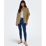 Onlblush - High Waist Skinny Fit Jeans - Licht Verwassen Dark Denim Look