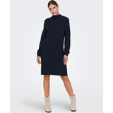 Jdymandy - Midi-jurk - Gebreide Jurk - Hoge Hals - Lange Mouwen - Regular Fit