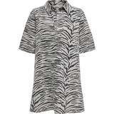 Onlgry - Denim Jurk - Korte Mouwen - V-Hals - Relaxed Fit