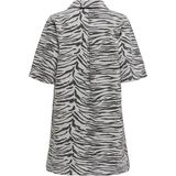 Onlgry - Denim Jurk - Korte Mouwen - V-Hals - Relaxed Fit