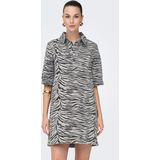 Onlgry - Denim Jurk - Korte Mouwen - V-Hals - Relaxed Fit