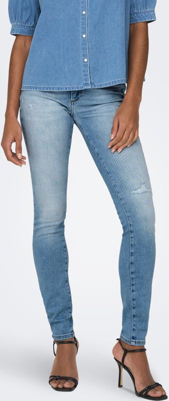 Onliconic - High Waist Skinny Fit Jeans - Light Was - Skinny Broeken