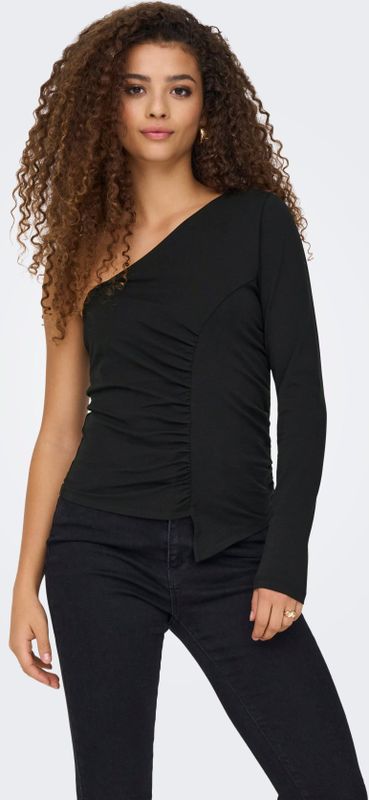Onllive - Asymmetrische Top - Een Schouder - Lange Mouwen - Regular Fit