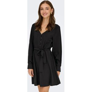 Jdy - Jdybeatrice - Midi-jurk - Viscose - Lange Mouwen - V-Hals