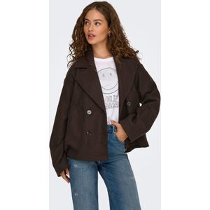 ONLY - ONLNANCY - Trenchcoat - Donkerbruin