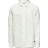ONLY - Overhemd Rasmus - Cloud Dancer - Maat 152